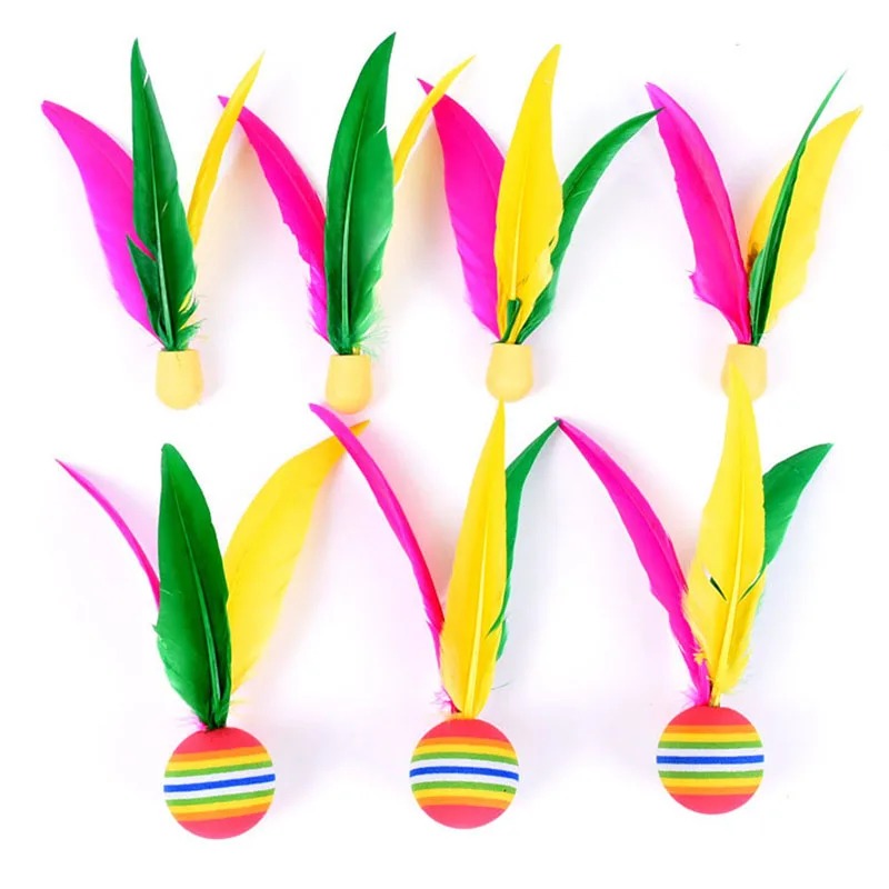 Badminton Kids - 10Pcs Outdoor Badminton Balls Rubber Shuttlecock