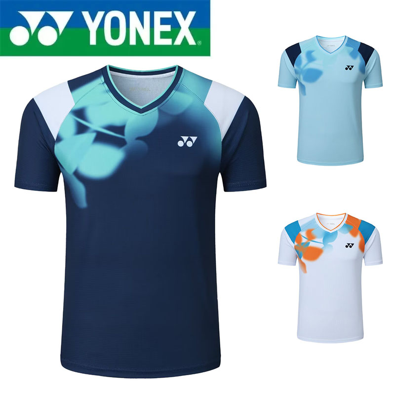 Badminton Yonex - YONEX Badminton Short Sleeve Moisture-Wicking Breathable