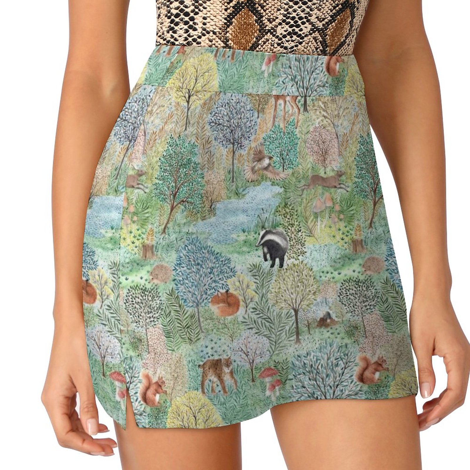 Badminton In English - Windermere Woods Women's skirt With Hide