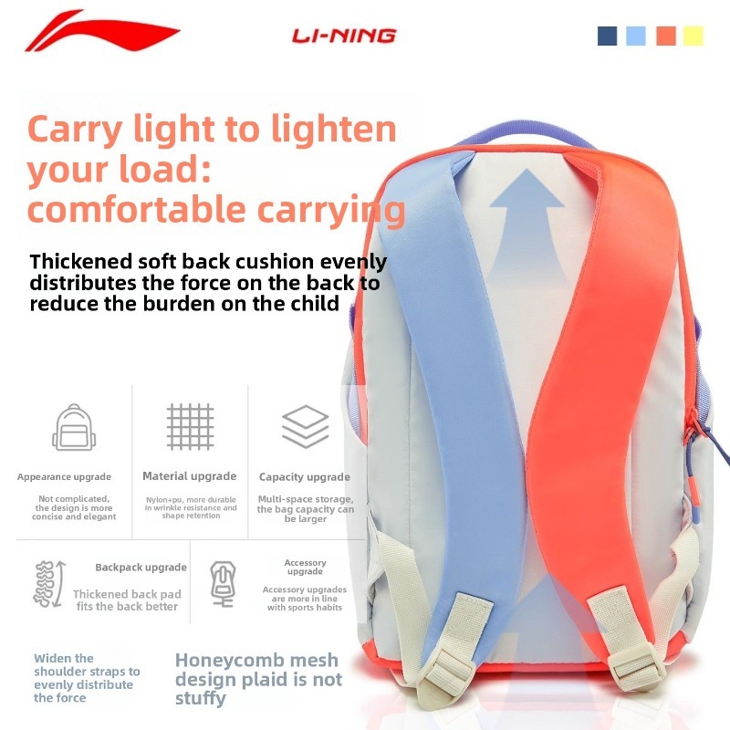 Li Ning Children's Backpack Ne - đánh giá và giá Li Ning Racket