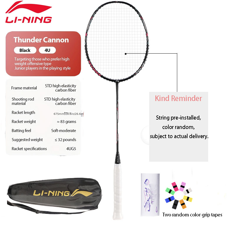 Li-Ning Thunder Mini Cannon Fu - đánh giá và giá Li Ning Racket