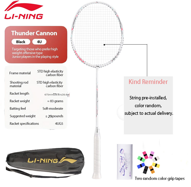 Li-Ning Thunder Mini Cannon Fu - đánh giá và giá Li Ning Racket