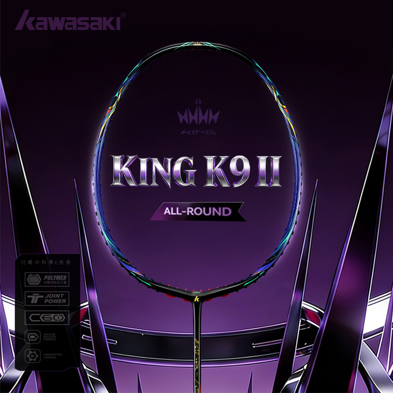 Kawasaki KING K9 4U Badminton  - đánh giá và giá Li Ning Racket
