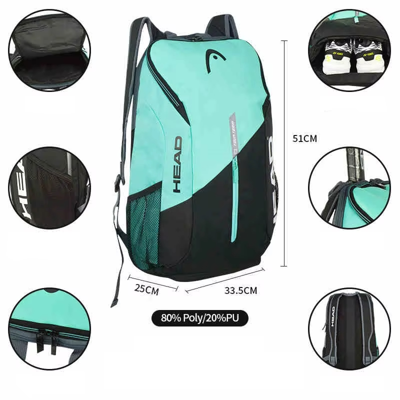 HEAD Tennis Backpack Tour Team - đánh giá và giá Backpack Racket Bag