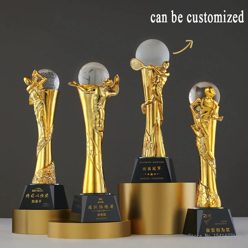 Customized Resin Trophy For Vo - đánh giá và giá Badminton Europe