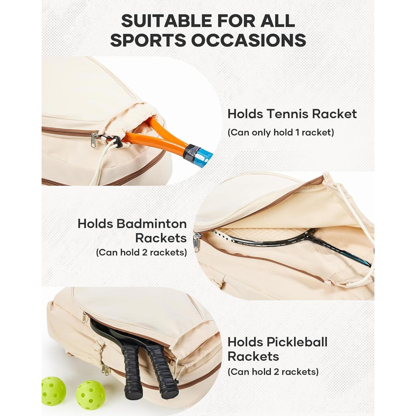 Pickleball Paddle Bag Holds 2  - đánh giá và giá Backpack Racket Bag