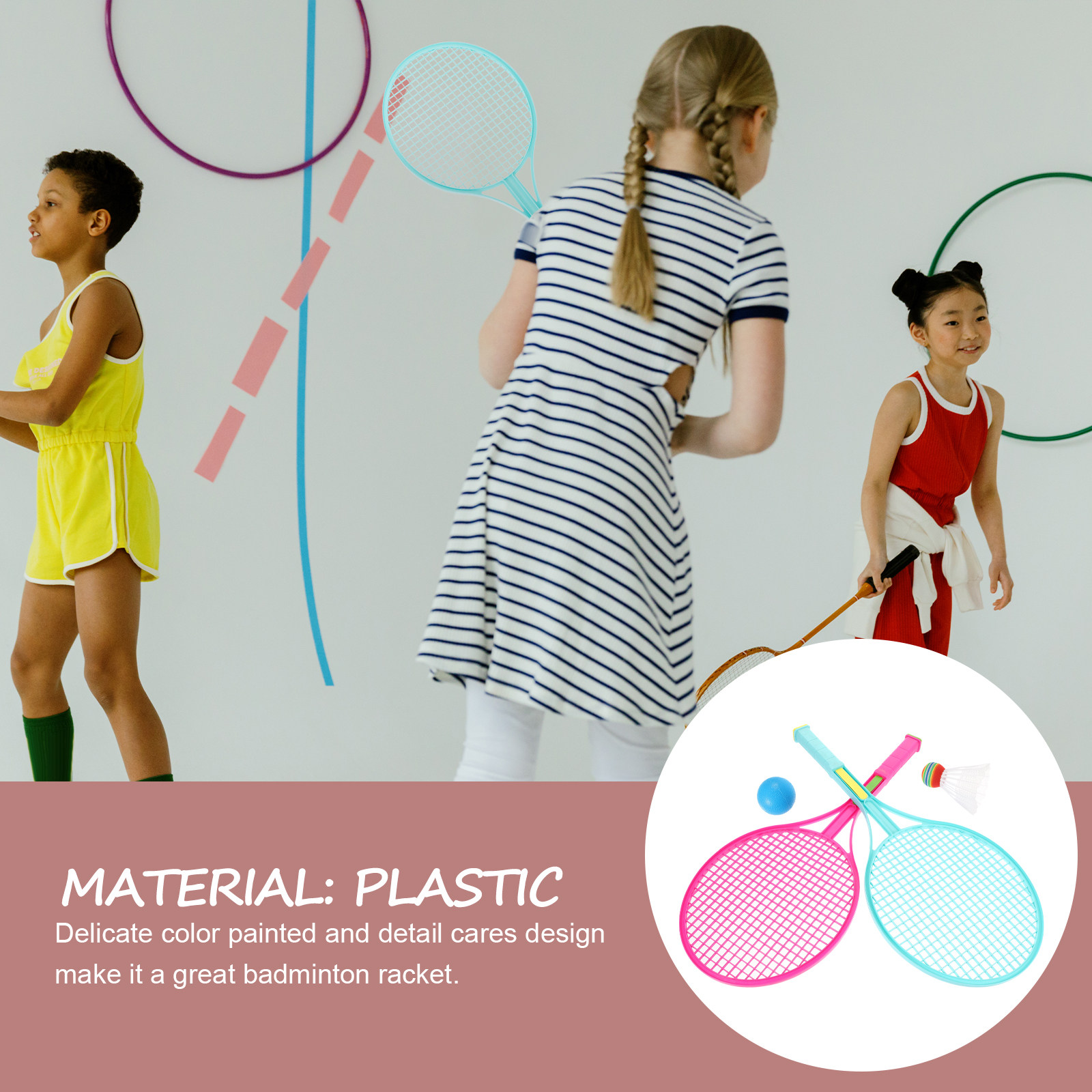 1Set Badminton Racket Set for  - đánh giá và giá Badminton Kids