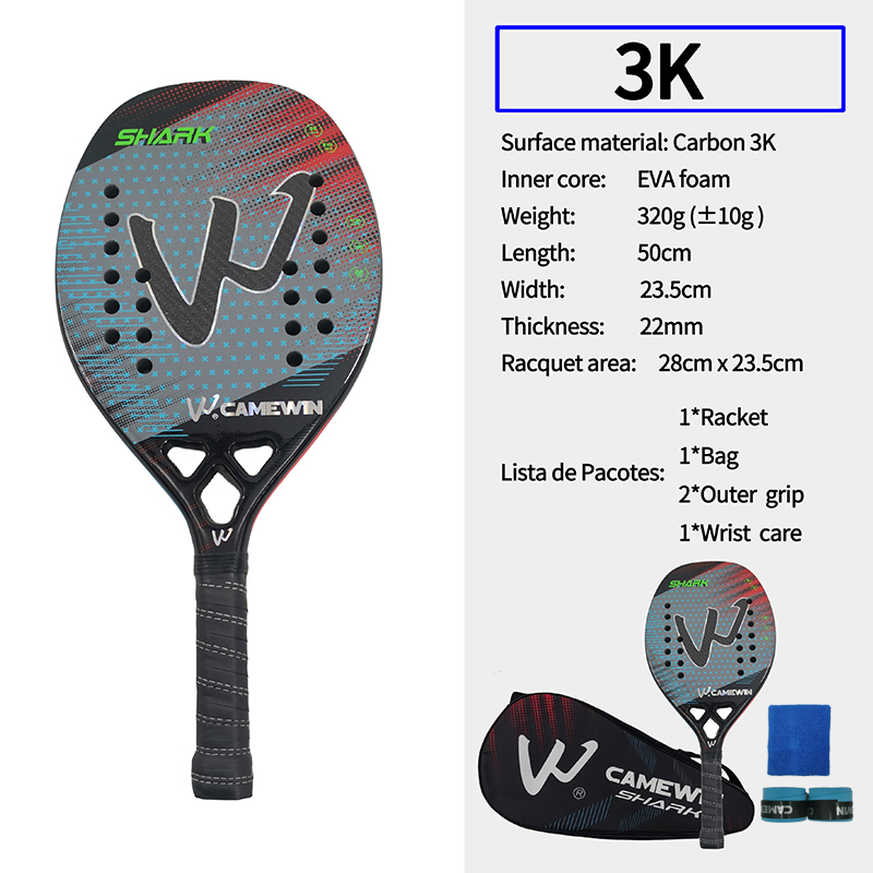 Camewin 3k Beach Tennis Racket - đánh giá và giá Li Ning Racket
