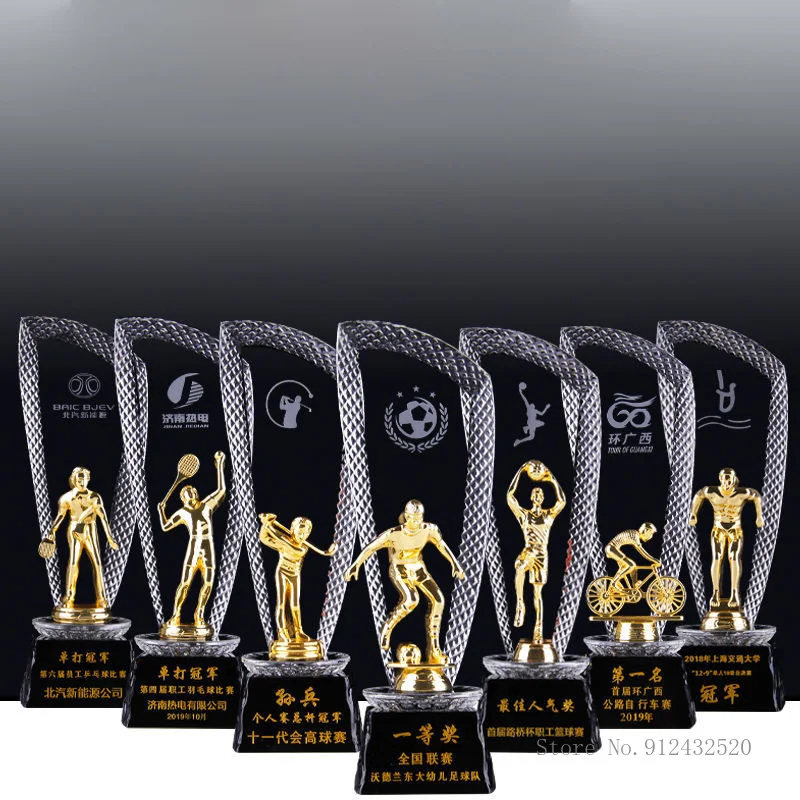 Customized Crystal Trophy Trop - đánh giá và giá Badminton Europe