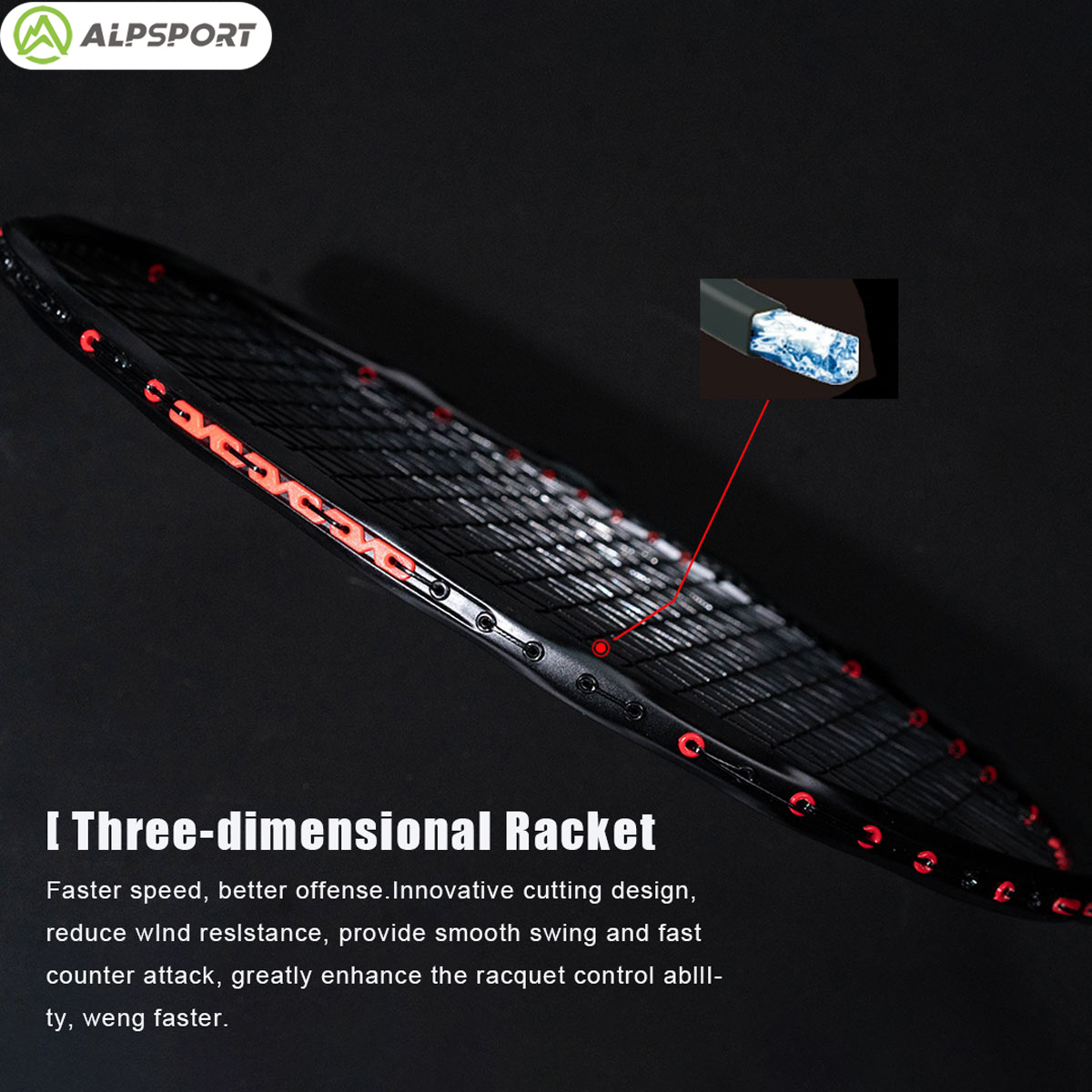 Alpsport MH-V5 5U 75g Wave Leg - đánh giá và giá Li Ning Racket