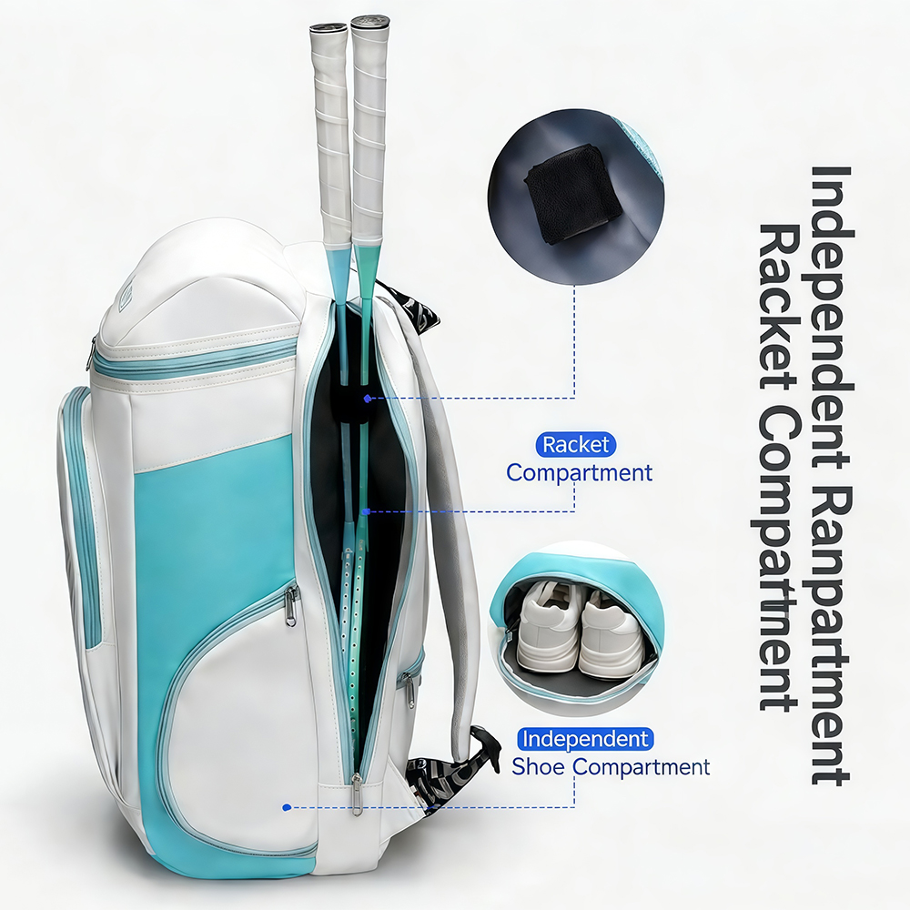 Waterproof Tennis Bag Backpack - đánh giá và giá Backpack Racket Bag